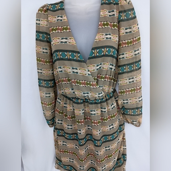 2/$30 Patterned PEPPERMINT Multicolor Women's Dress (#214) - Picture 1 of 9
